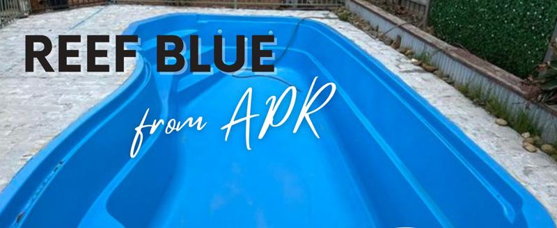 Finished pool in Reef Blue